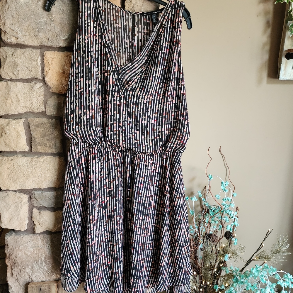 WHBM blouson, sleeveless dress sz 12